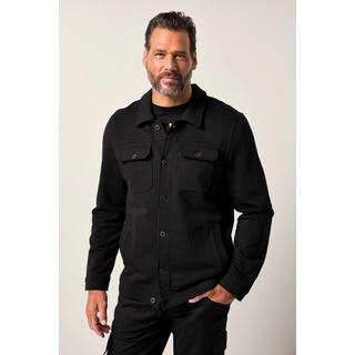 JP1880 Giacca di felpa stile trucker stampa sul retro  