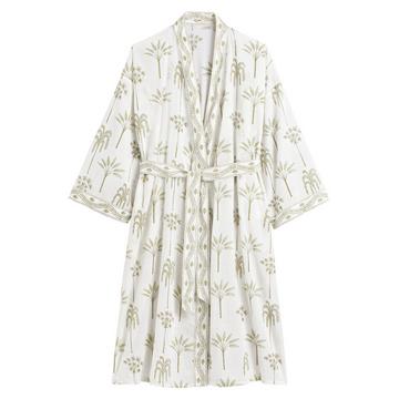 Kimono-Bademantel Siwa aus Baumwoll-Voile