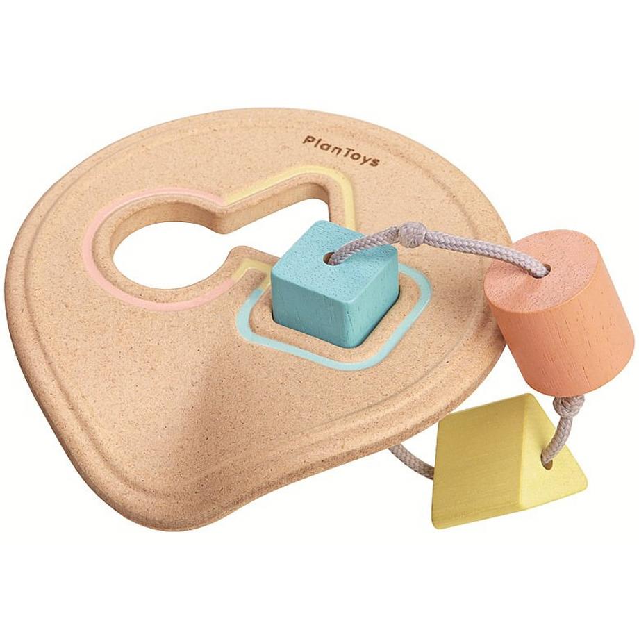 Plantoys  Kleinkind Erster Formensortierer Pastell 