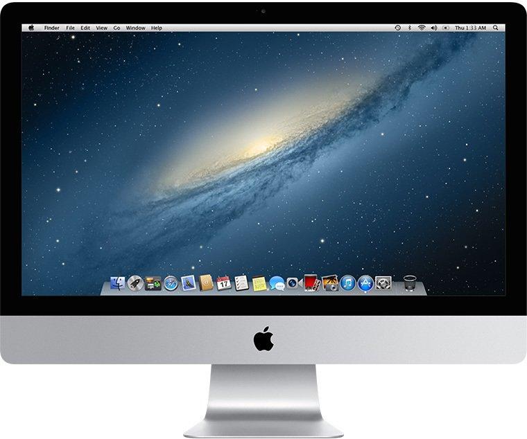 Apple  Refurbished iMac 27" 2013 Core i5 3,2 Ghz 32 Gb 256 Gb SSD Silber - Sehr guter Zustand 