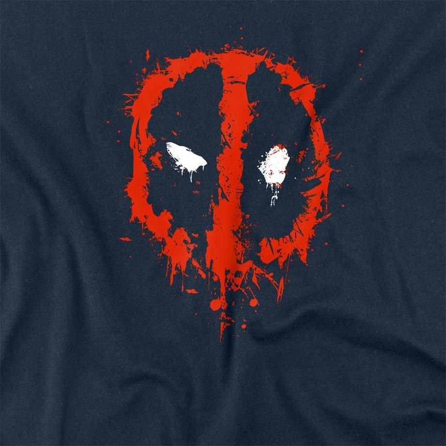 Deadpool T-Shirt Manches Longues avec Imprimé Logo  