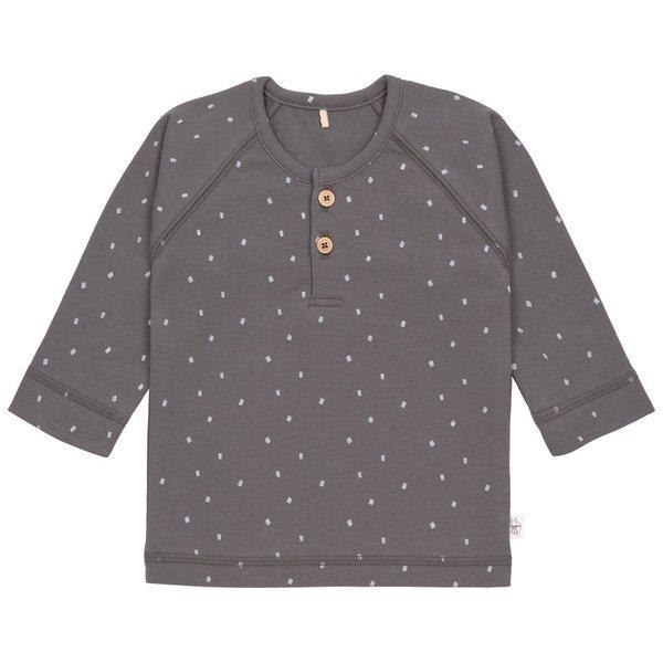 Image of LÄSSIG Langarm Shirt GOTS Spots anthracite 86/92 - 86/92