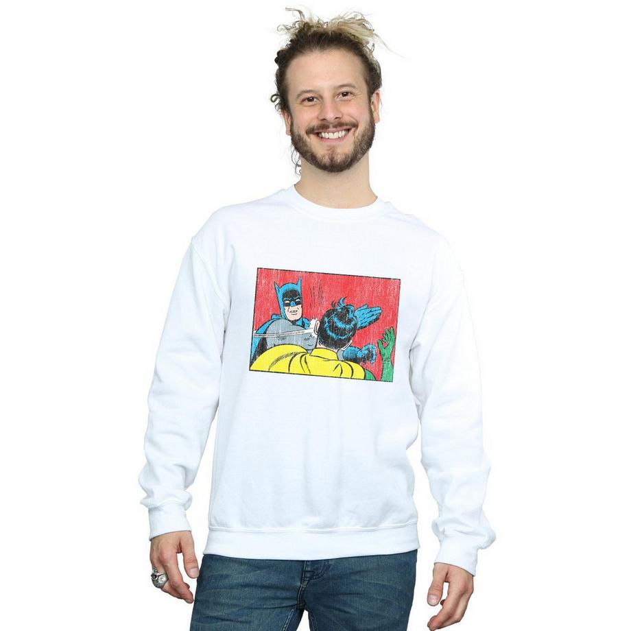 DC COMICS Batman Robin Slap Sweatshirt  