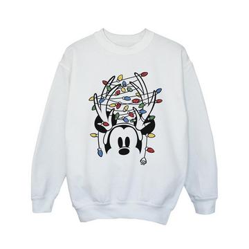 Mickey Mouse Christmas Head Lights Sweatshirt