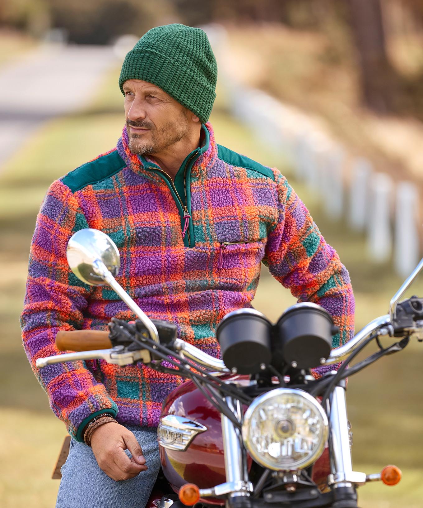 Joe Browns Borg-Fleece Quarter Zip Stehkragen  