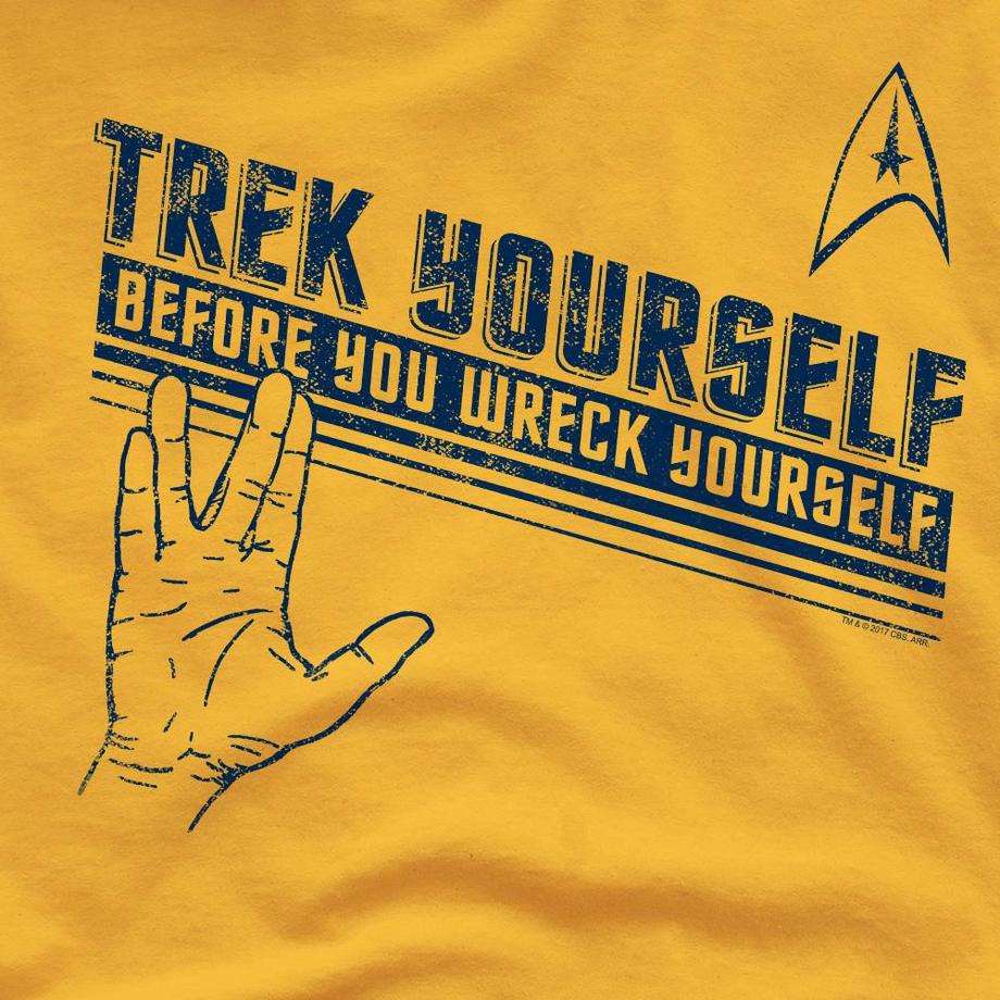 Star Trek Trek Yourself Bedrucktes T-Shirt  