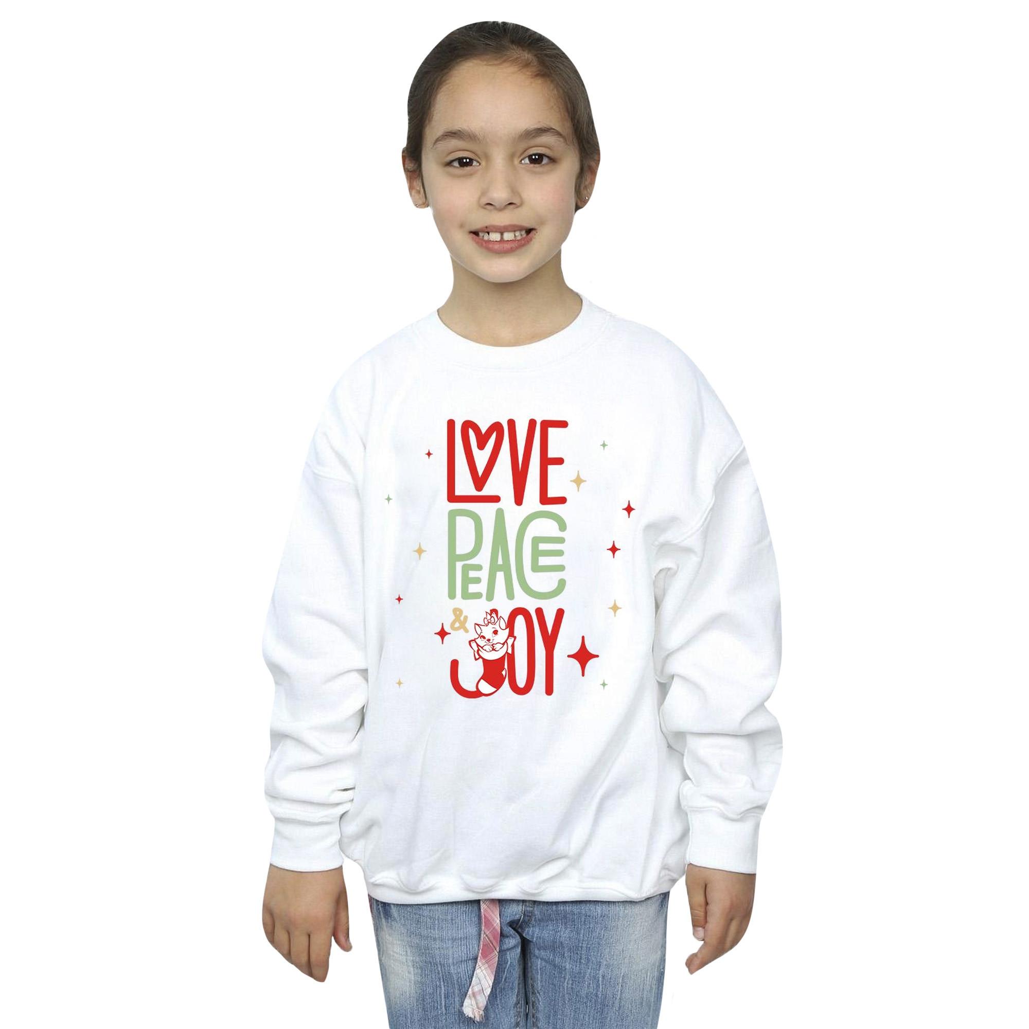 Disney  Sweat THE ARISTOCATS LOVE PEACE JOY 