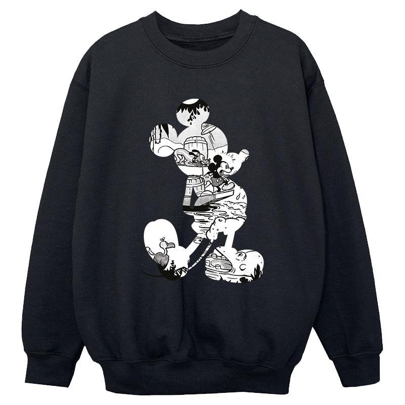 Disney  Mickey Mouse Scene Silhouette Sweatshirt 