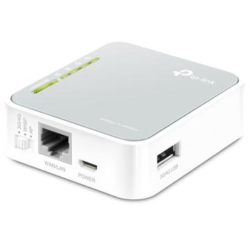 TL-MR3020 router wireless Fast Ethernet Banda singola (2.4 GHz) Grigio, Bianco