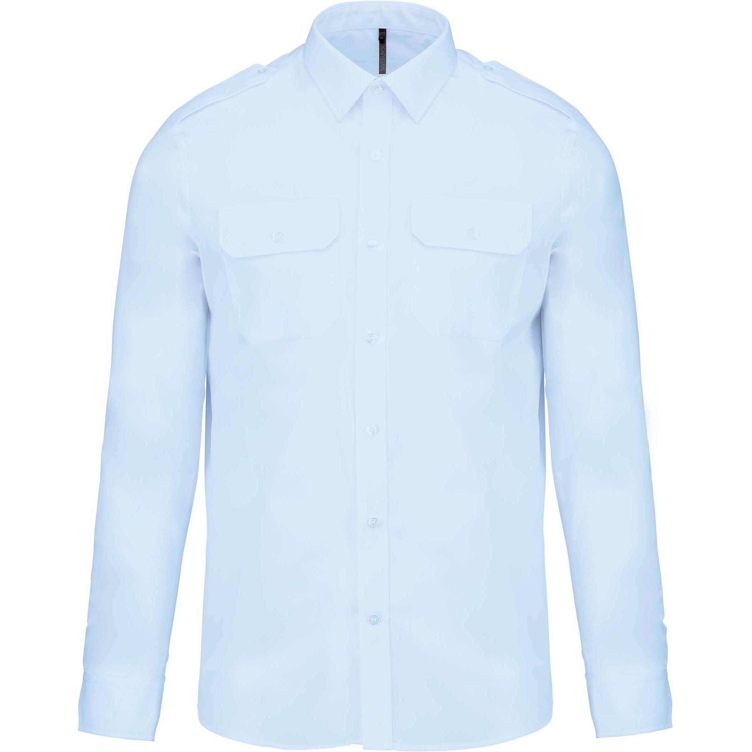 Kariban Pilote Chemise Manche Longue  