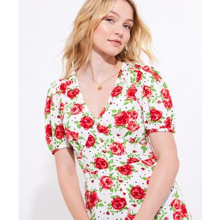 Joe Browns  Robe Midi Rétro Motif Roses 