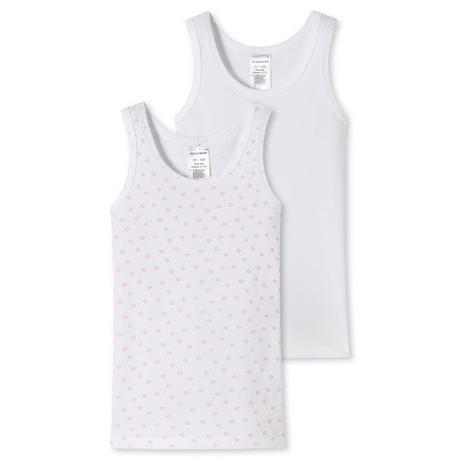 Schiesser  à fines côtes Organic Cotton lot de 4 - débardeur 