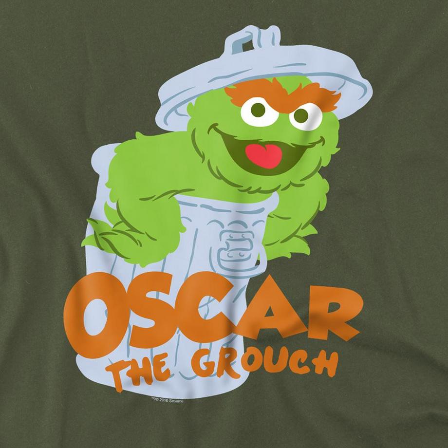 Sesame Street T-Shirt à Imprimé Graphique Oscar le Grognon  