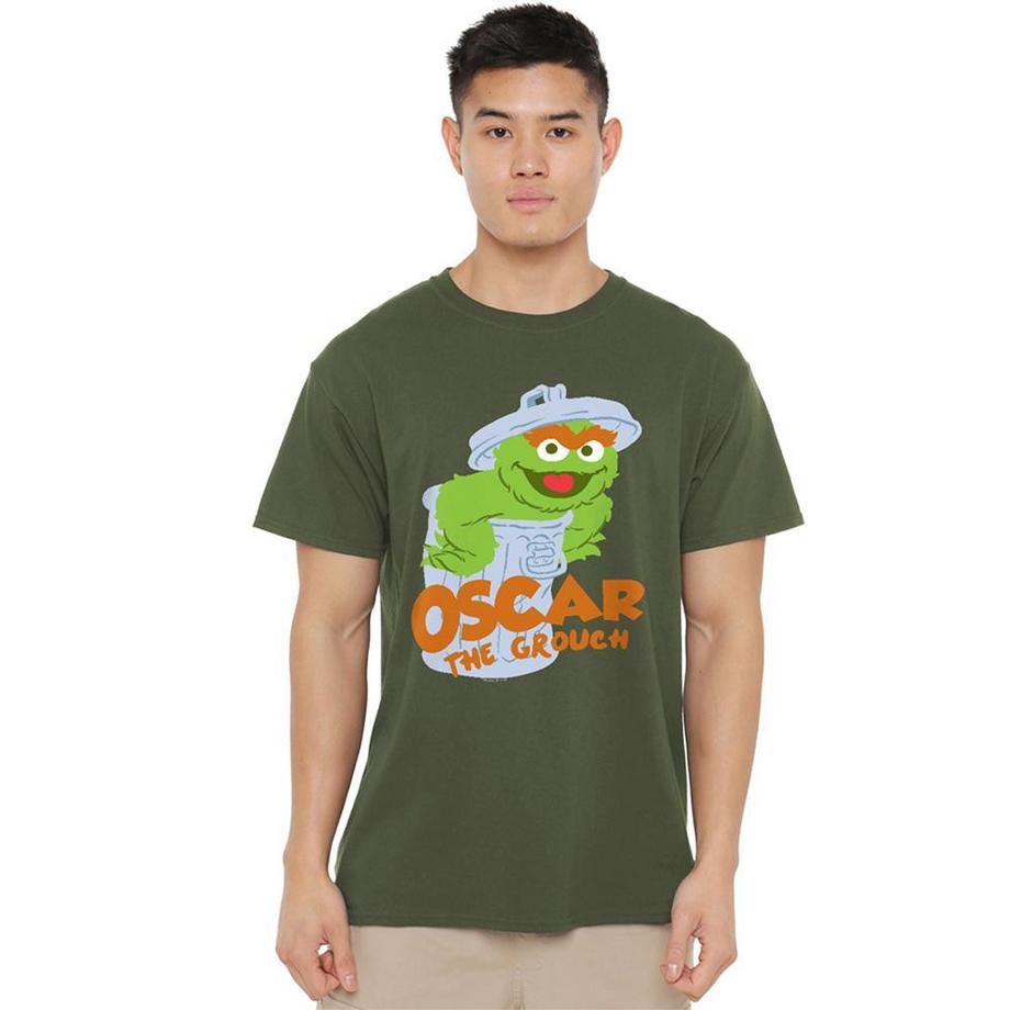 Sesame Street T-Shirt à Imprimé Graphique Oscar le Grognon  