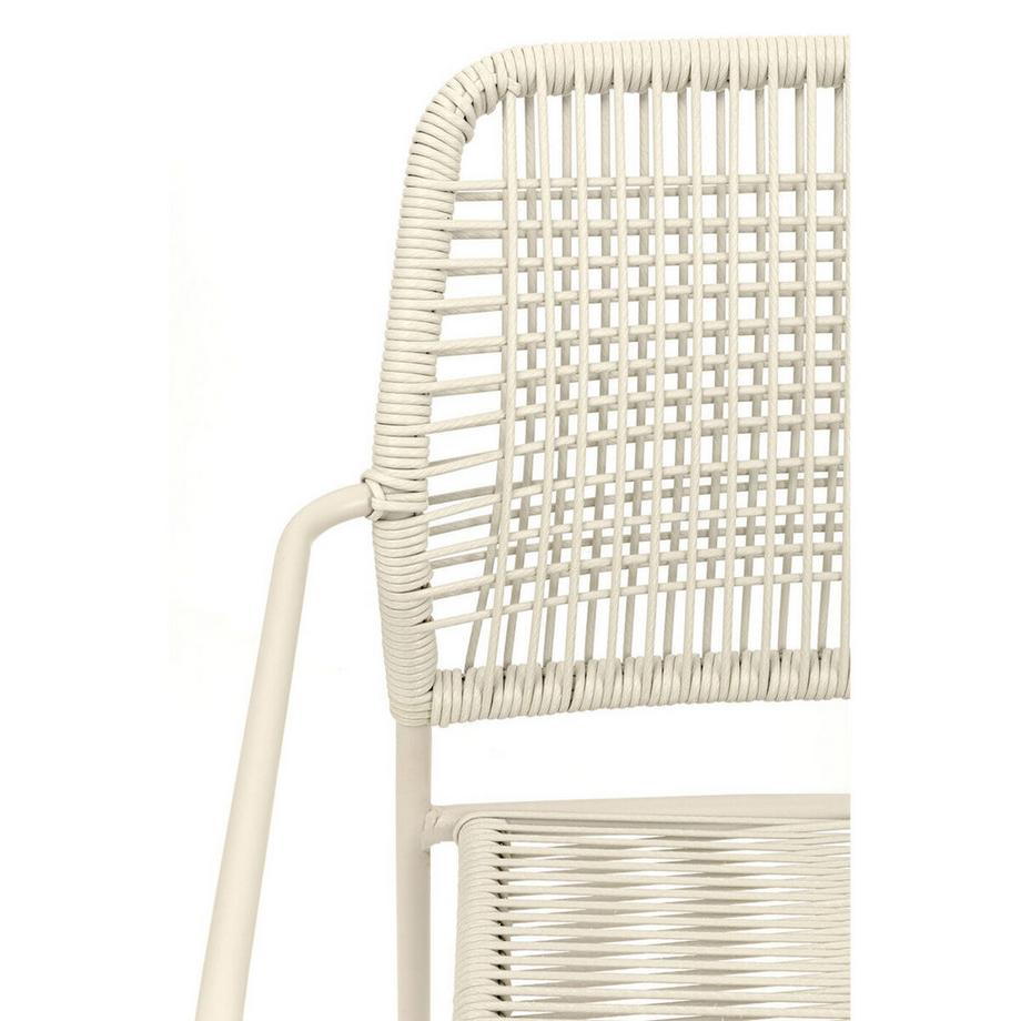 KARE Design Chaise de jardin Madagascar grise  