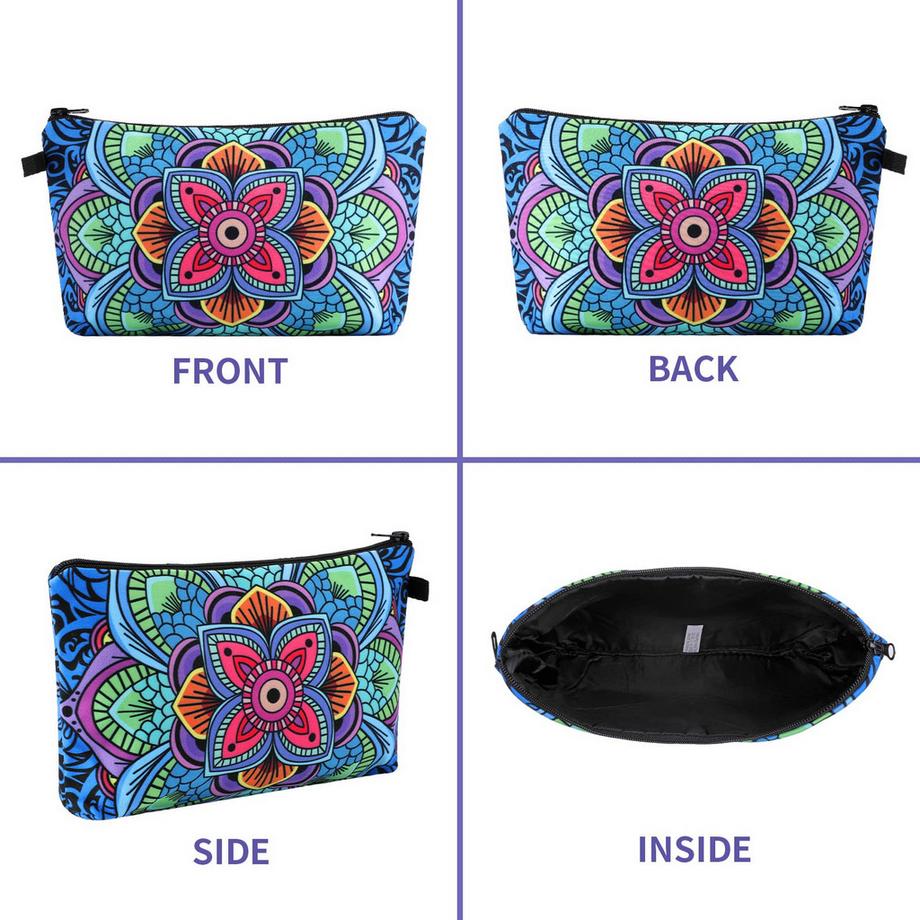Only-bags.store Kosmetische Schminktasche Leinwand Handtasche Mini Tasche Geldbörse Kosmetische Schminktasche Leinwand Handtasche Mini Tasche Geldbörse 
