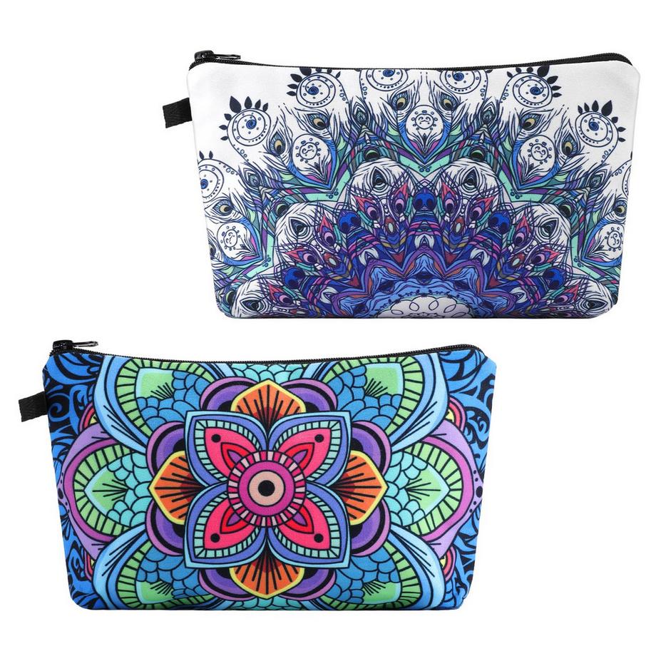 Kosmetische Schminktasche Leinwand Handtasche Mini Tasche Geldbörse