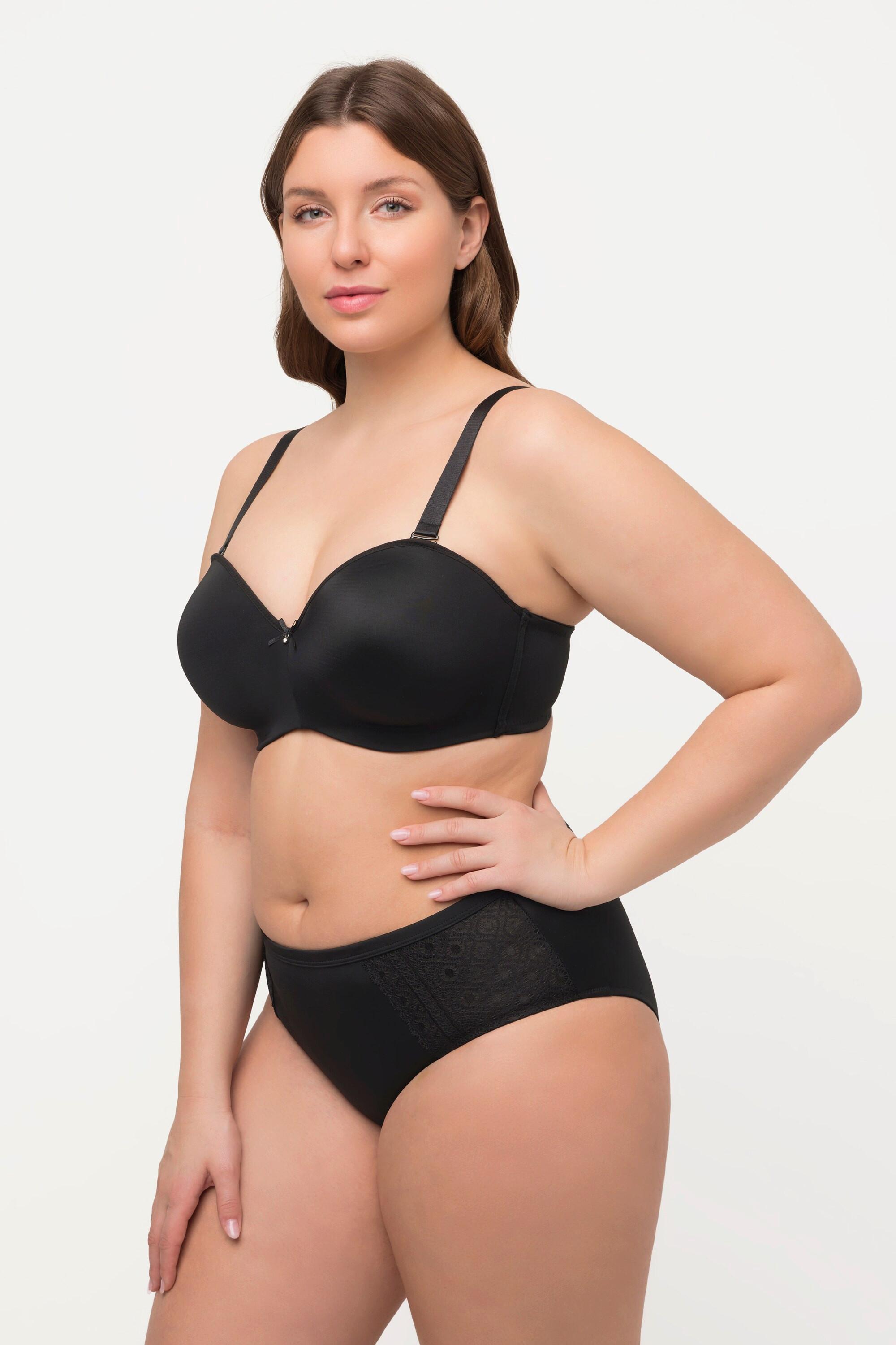 Ulla Popken Soutien-gorge Multiway Bonnets Souples Bretelles Amovibles  