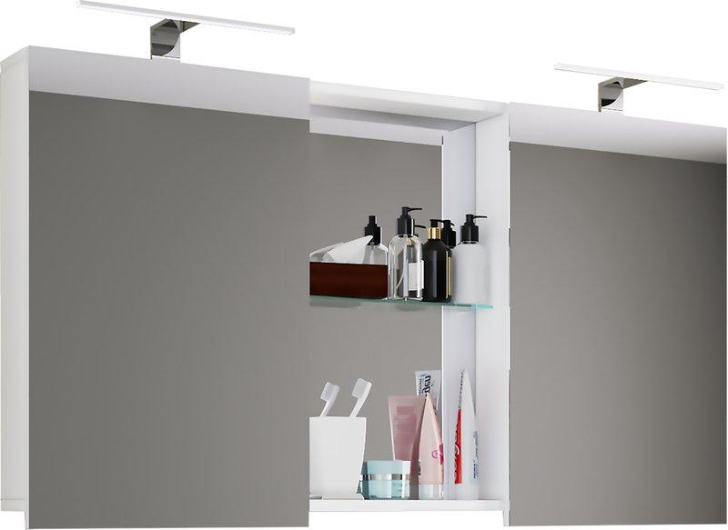 VCM miroir de salle de bain en bois miroir mural miroir suspendu armoire de toilette Budasi  