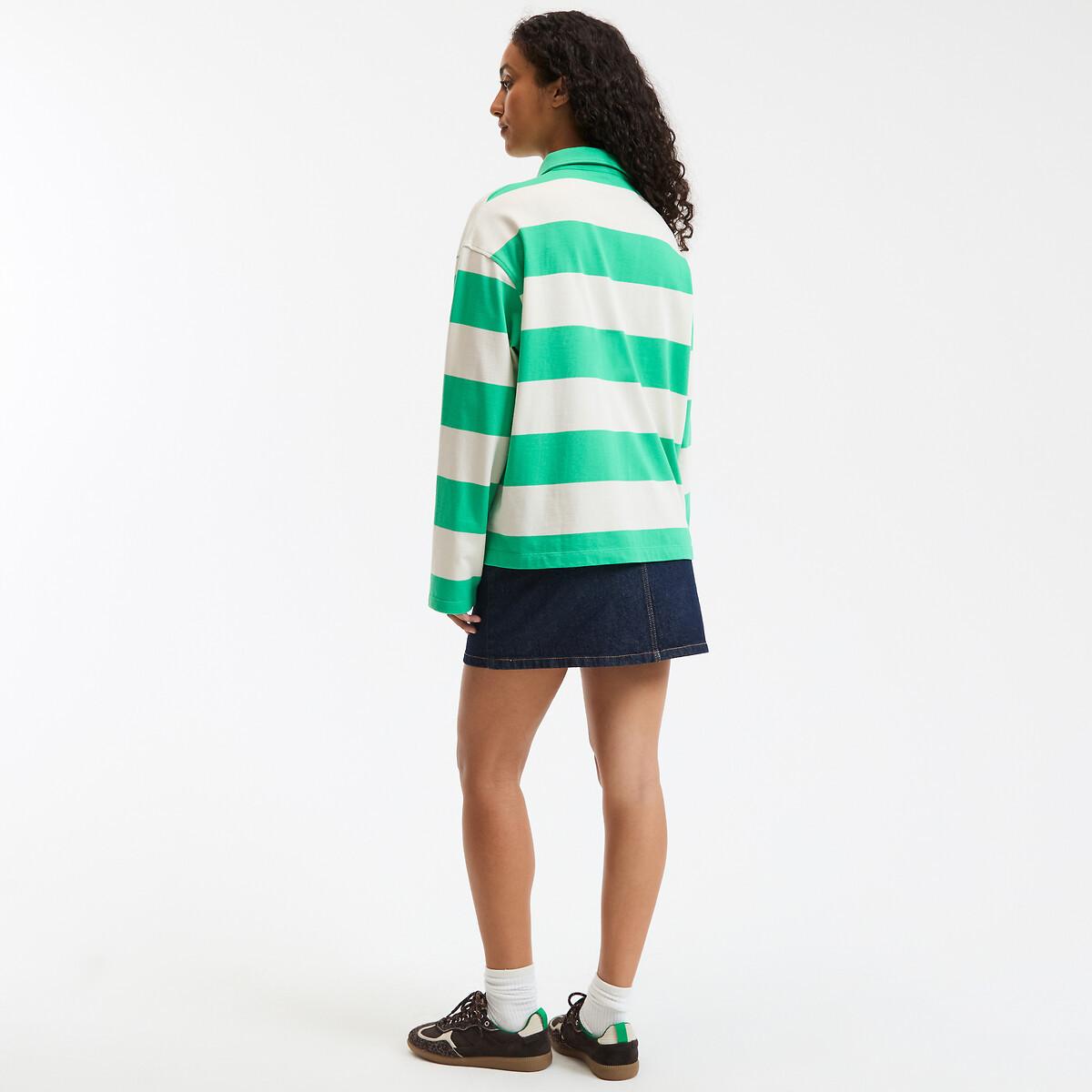 La Redoute Collections Gestreiftes Poloshirt  