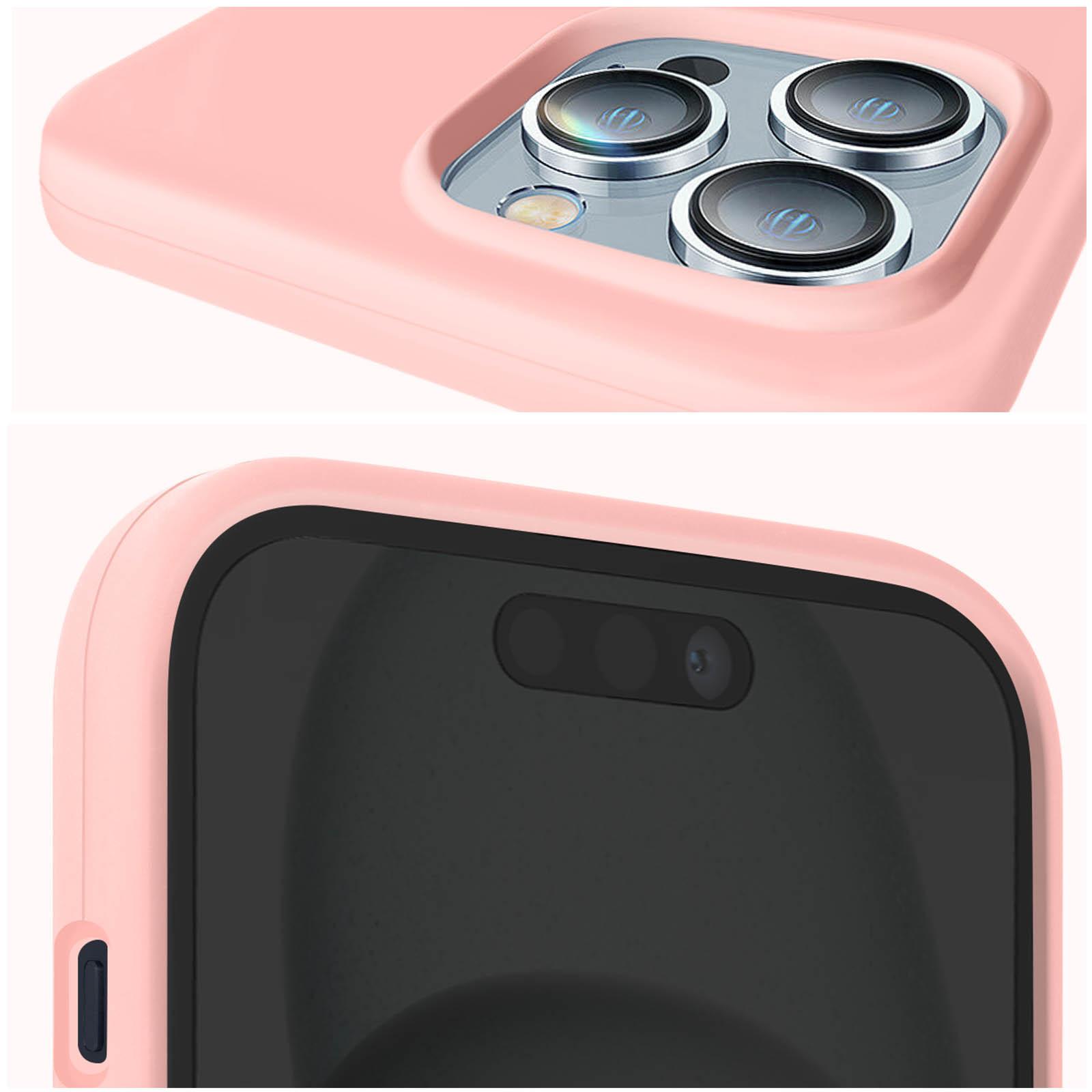 Avizar  Coque iPhone 15 Pro Max Moxie Rose Clair 