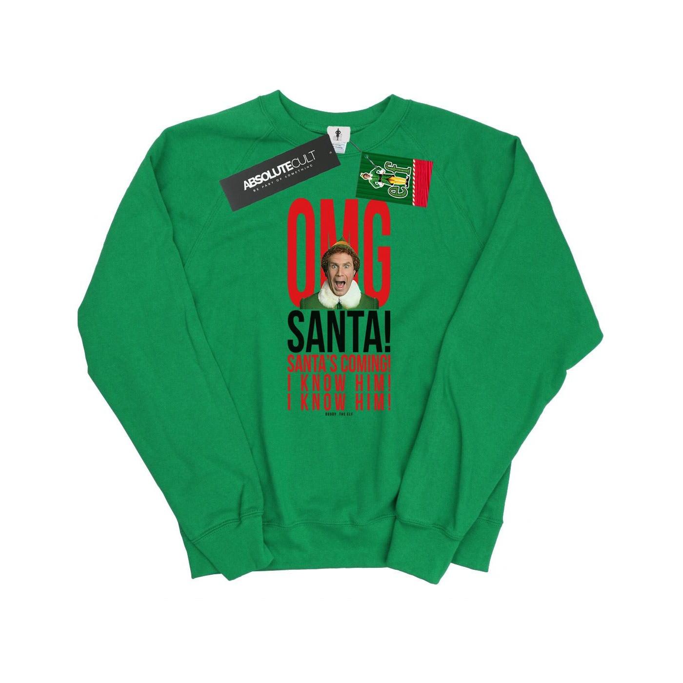 Elf  OMG Santa I Know Him Sweatshirt 