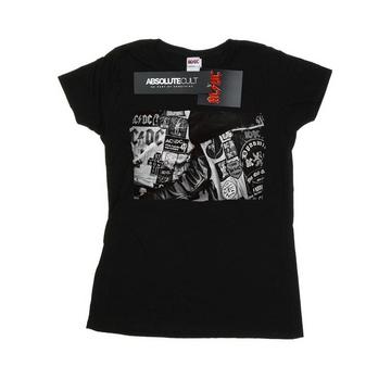 ACDC Badges And Posters Collection TShirt