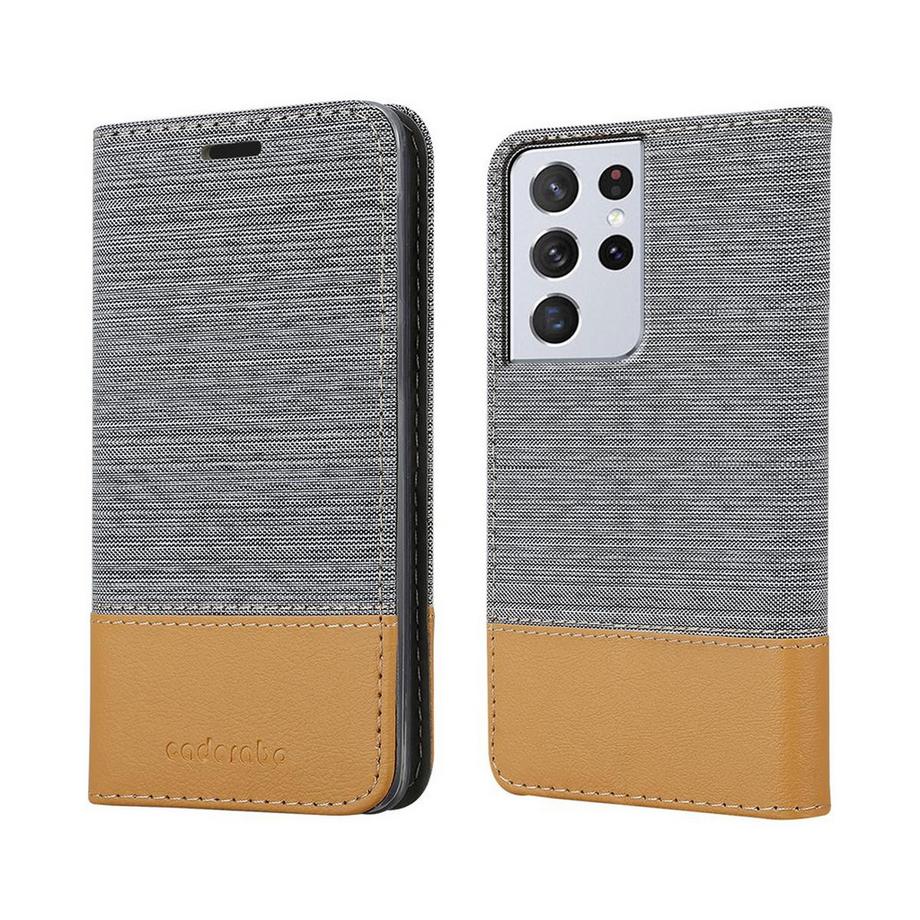 Cadorabo  Hülle für Samsung Galaxy S21 ULTRA Magnetverschluss, Kartenfach 