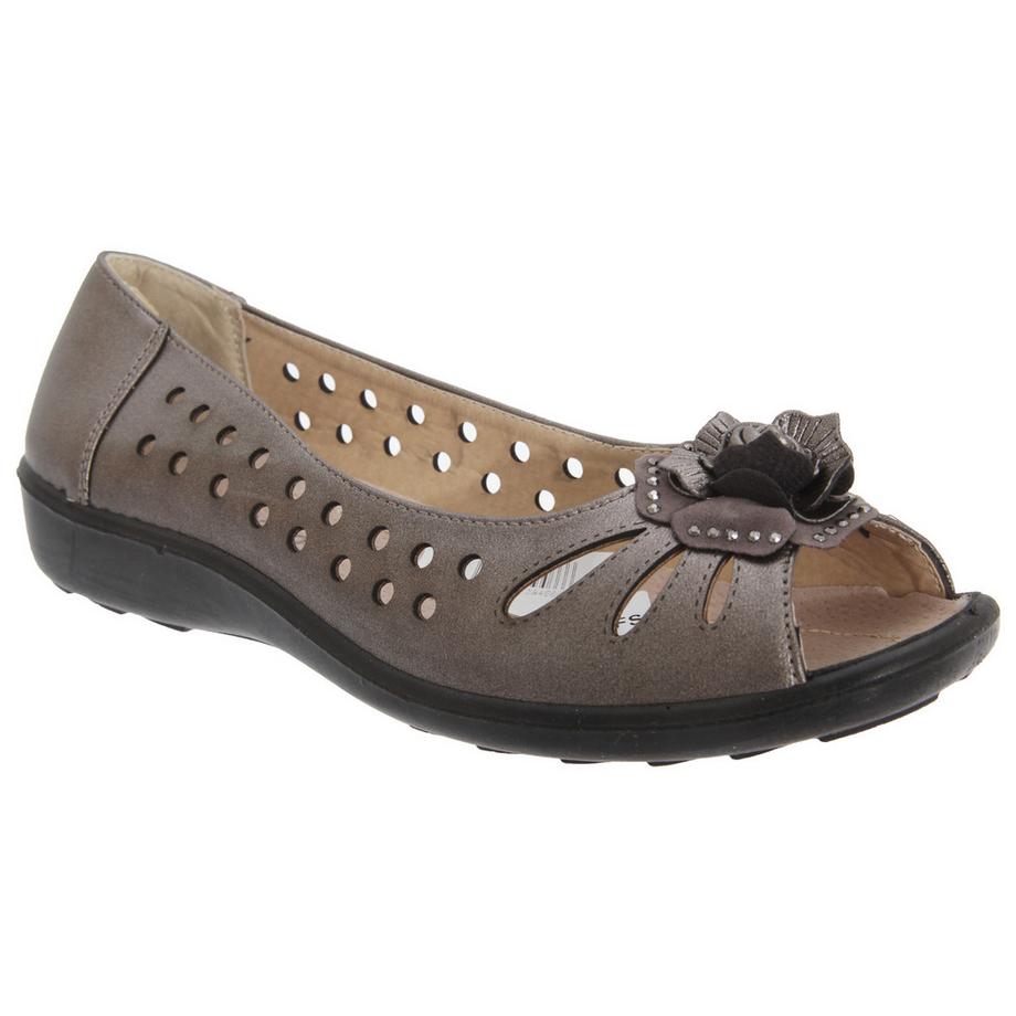 Scarpe Traforate Con Punta Aperta