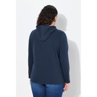 Ulla Popken  Hoodie, True, Kapuze, Kordel, Taschen, Langarm 