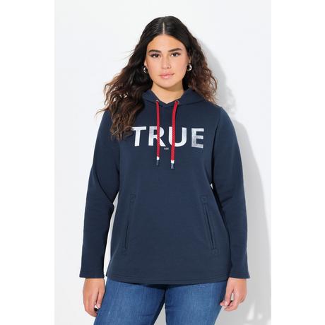 Ulla Popken  Hoodie, True, Kapuze, Kordel, Taschen, Langarm 