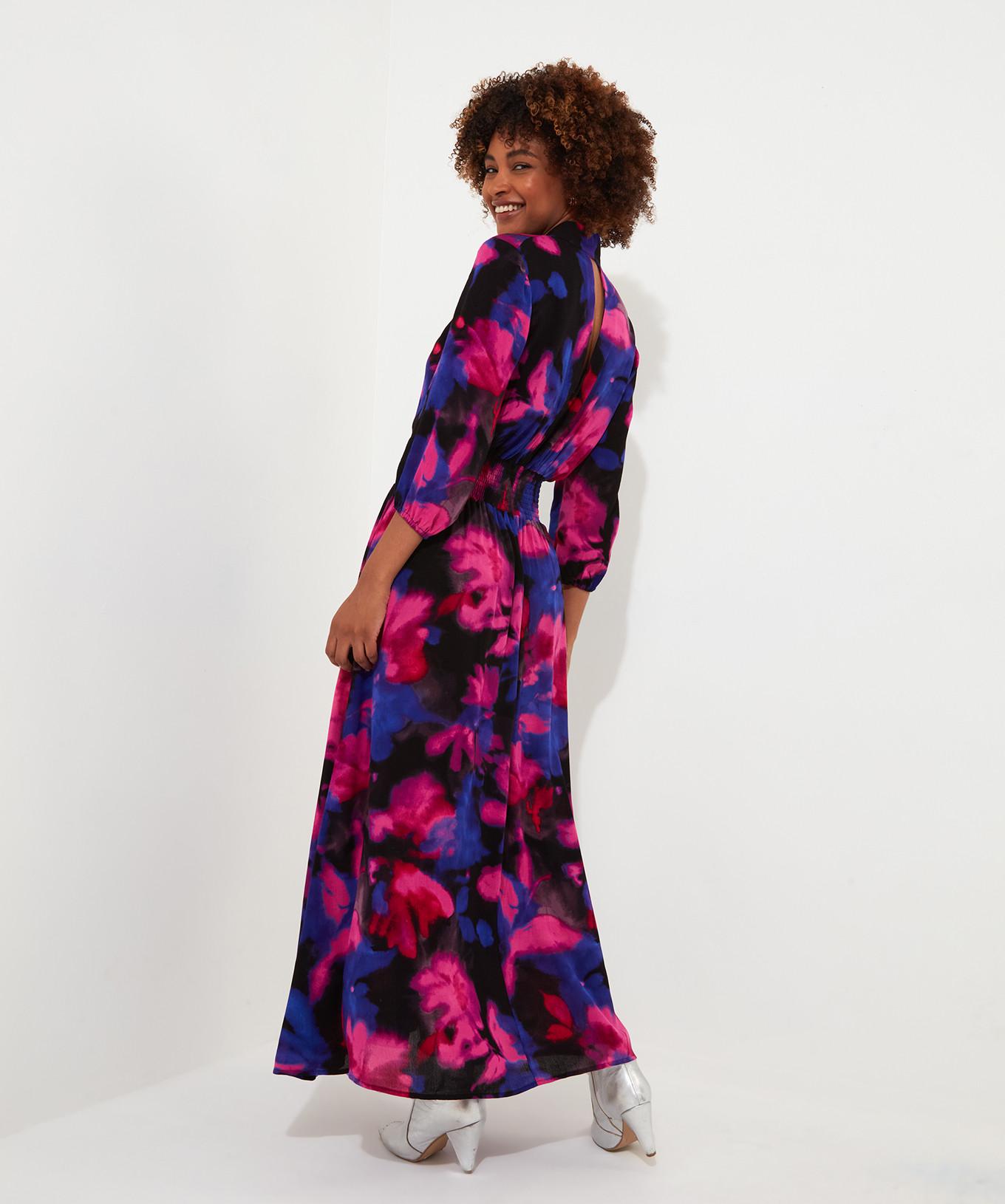 Joe Browns  Robe Noeud Lavallière Imprimé Floral Vif 