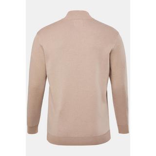 JP1880 Feinstrick Troyer CashmereTouch Strick Zippkragen  