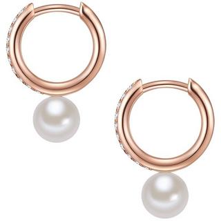 Valero Pearls  Femme Créoles en argent 