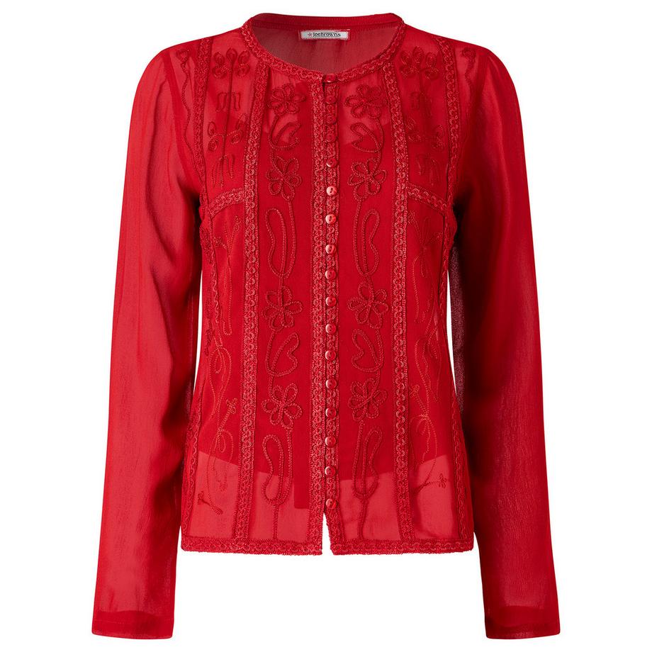 Joe Browns Blouse Boutonnée Brodée Emily avec Caraco  