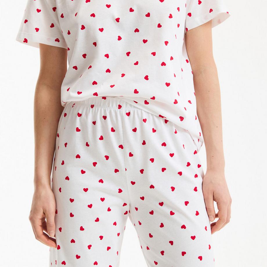 La Redoute Collections Bedruckter Jersey Pyjama  