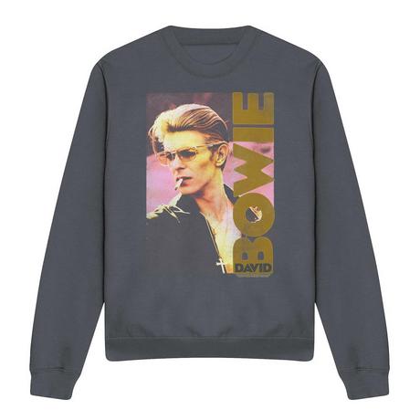 David Bowie Smokin Sweatshirt Imprimé Graphique  