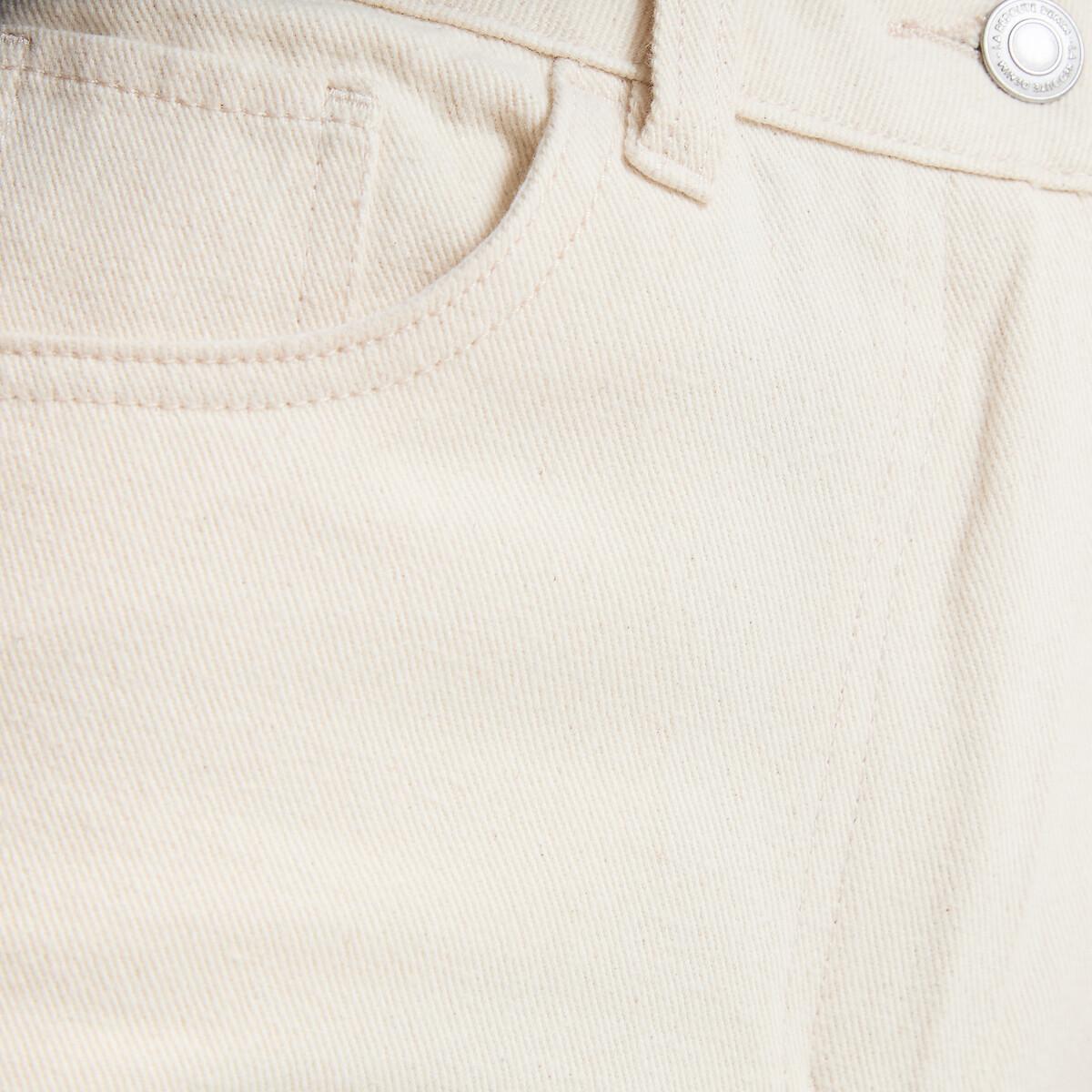 La Redoute Collections Weite High Waist Baumwoll-Twill Hose  