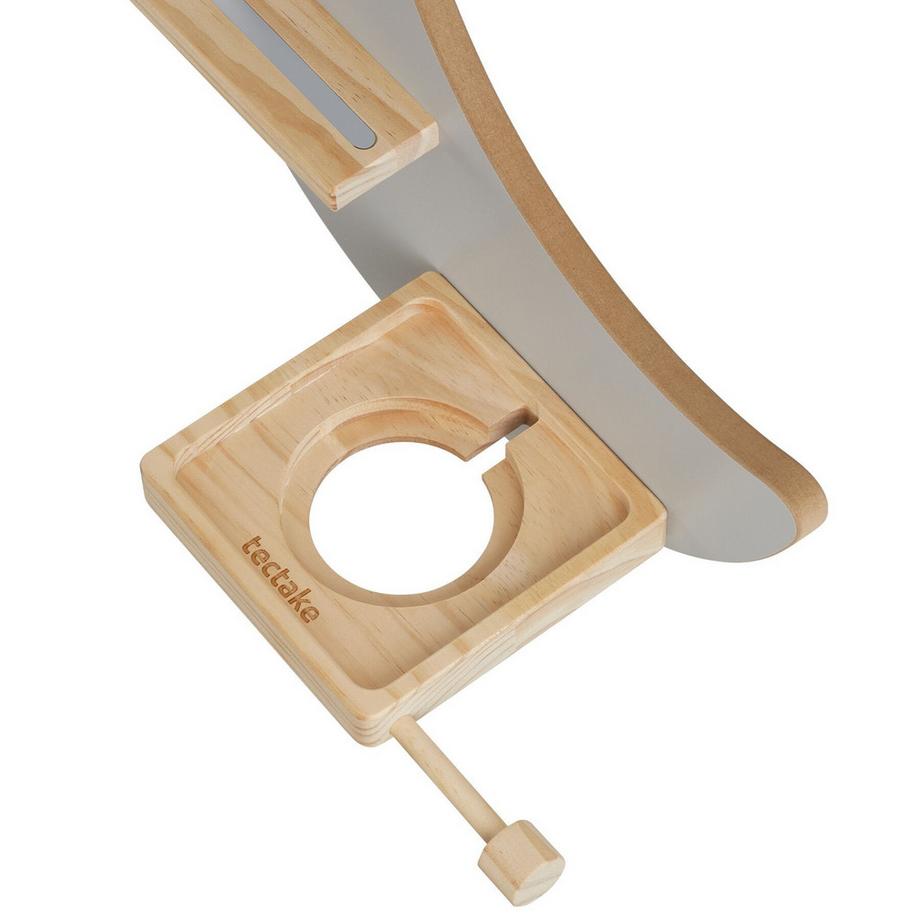 Tectake Wandregal MyLittleStory Star, für bis zu 25 Tonies, magnetisch, doppelseitige Metallstreifen  
