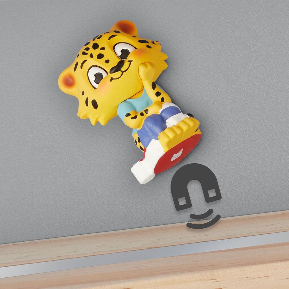 Tectake Wandregal MyLittleStory Star, für bis zu 25 Tonies, magnetisch, doppelseitige Metallstreifen  
