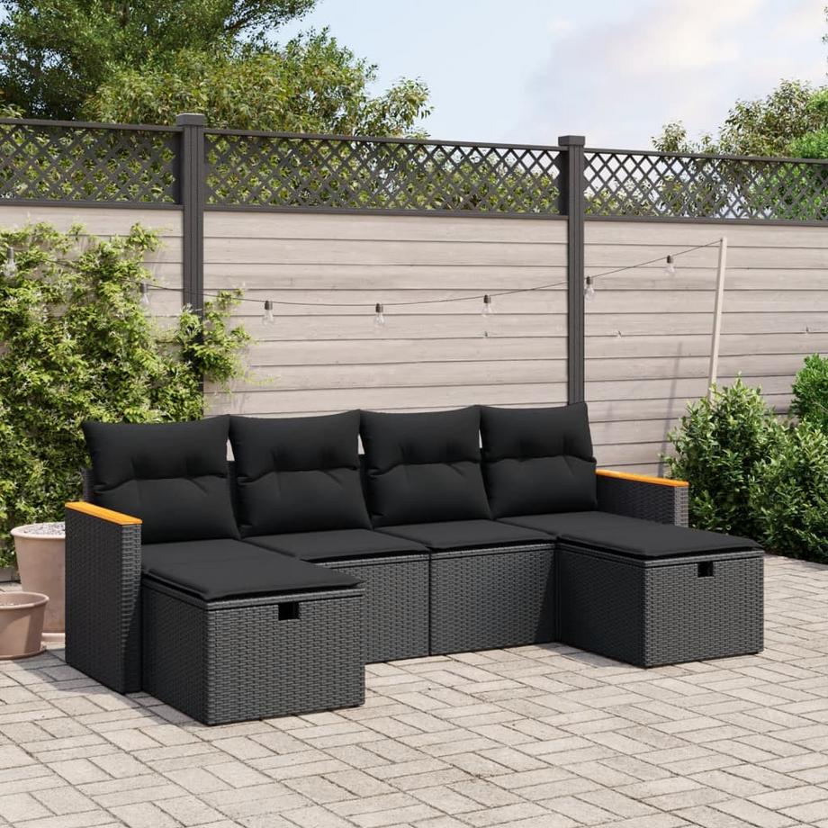 VidaXL Garten sofagarnitur poly-rattan  