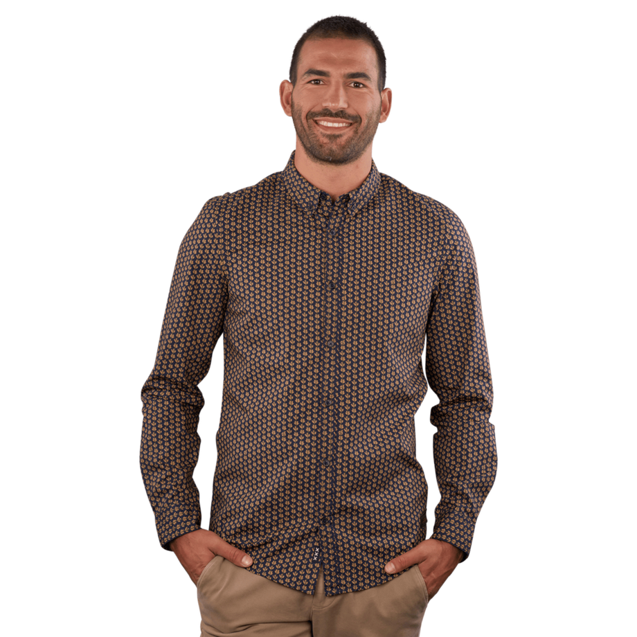 Shirt Slim Fit Micro AOP