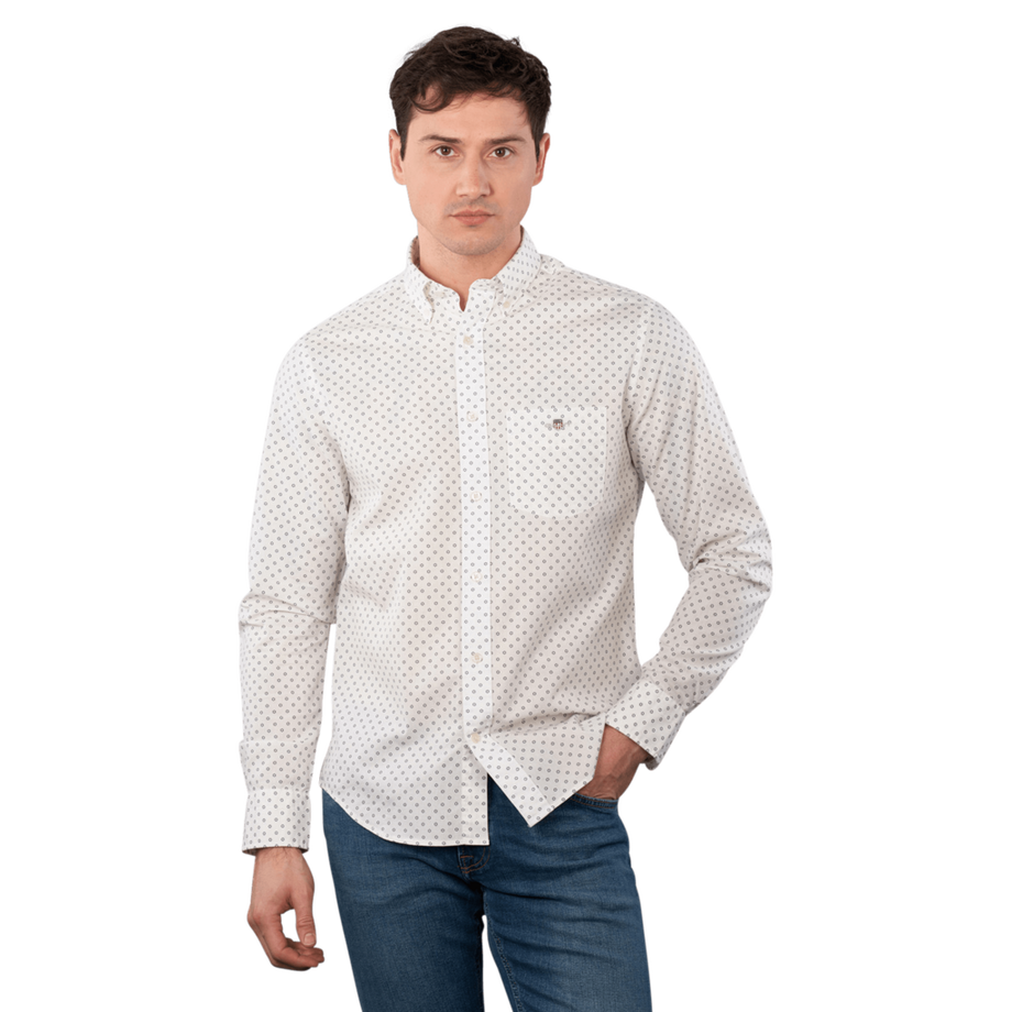 Regular Shirt Micro Print