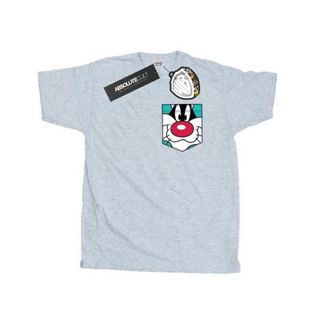 LOONEY TUNES Sylvester the Cat T-Shirt Stampata  