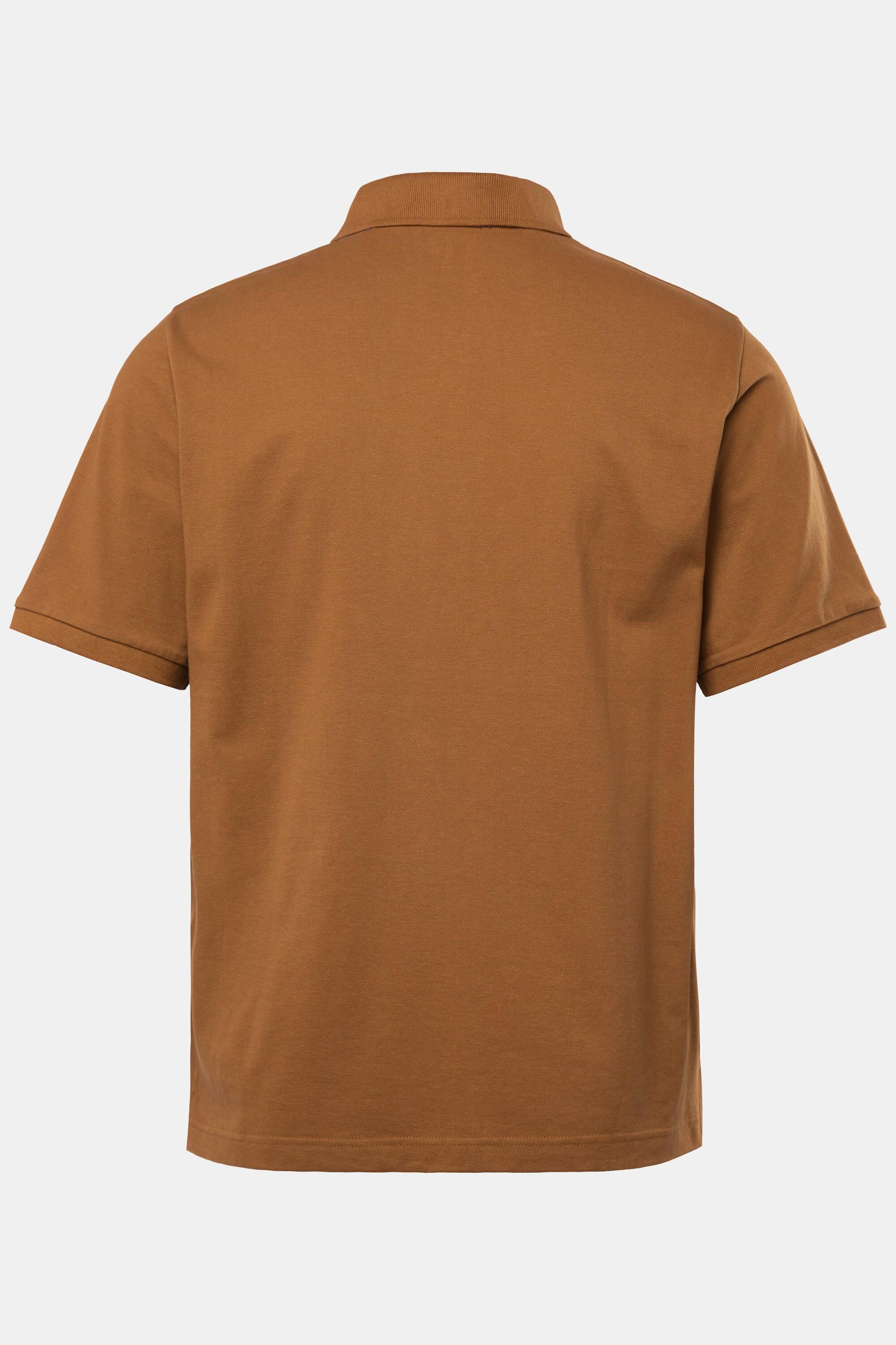 JP1880 Piqué Halbarm Poloshirt mit Unterkragenprint  