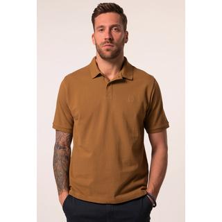 JP1880 Piqué Halbarm Poloshirt mit Unterkragenprint  