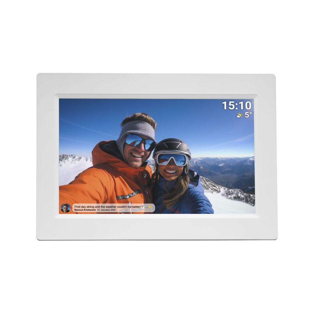 DENVER  Denver PFF-1015W cornice per foto digitali Bianco 25,6 cm (10.1") Touch screen Wi-Fi 