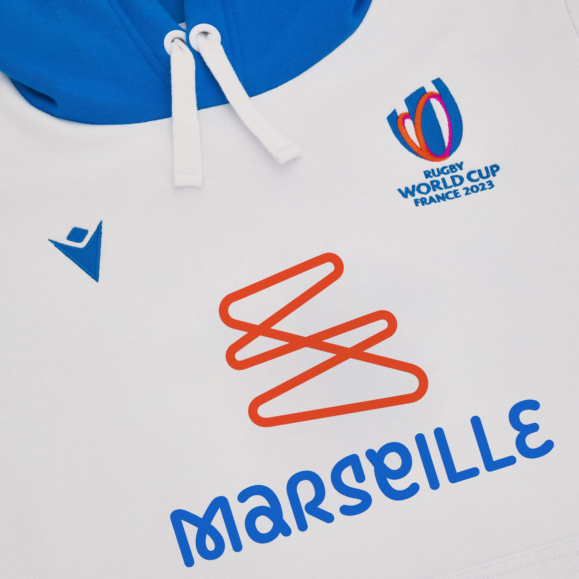 macron  sweatshirt à capuche rwc france 2023 marseie 