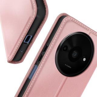 Avizar  Étui clapet Xiaomi Redmi A3 Rose Gold 