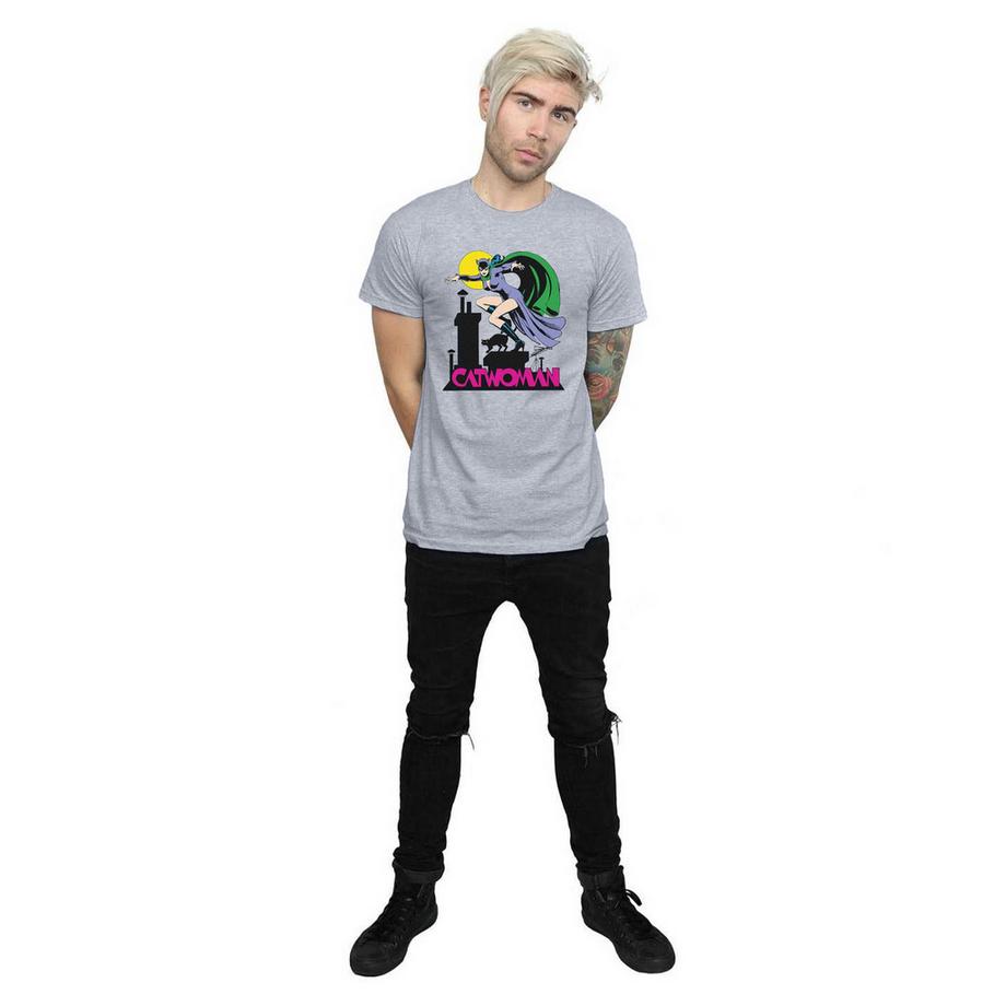 DC COMICS T-Shirt Stampa Grafica Catwoman  